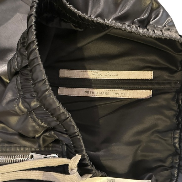 Rick Owens FW21 Gethsemane Coated Nylon Shorts - Picture 11 of 11